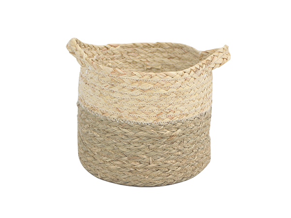 maize storage basket with handles