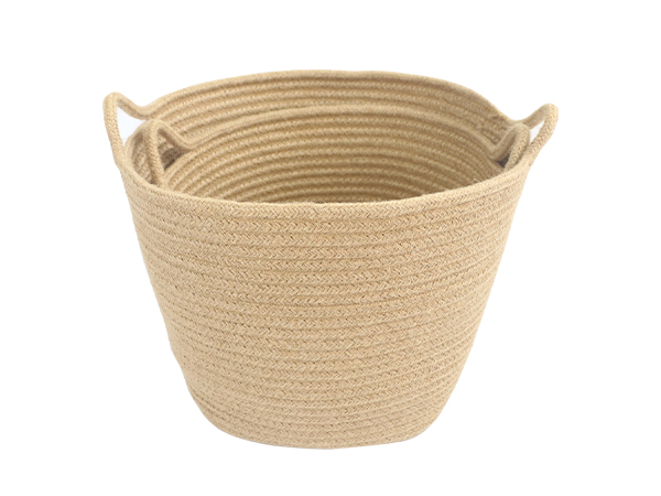 jute rope storage basket,set of 2