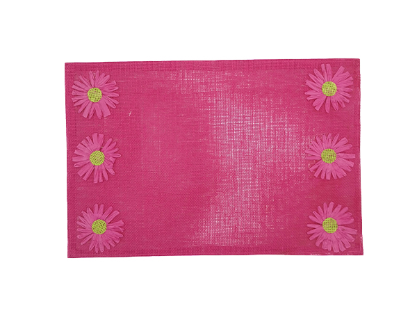 paper placemats with flowers