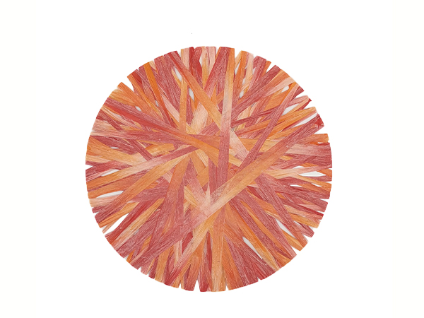round radial placemat